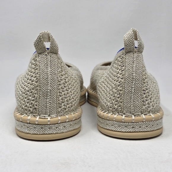 Rothy’s The Espadrille Diamond Metallic Women’s Size 11 Flats New - Picture 5 of 9